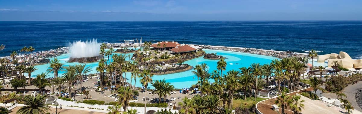 Hotel con todo incluido frente a los Lagos Martianez. Hotel H10 Tenerife Playa